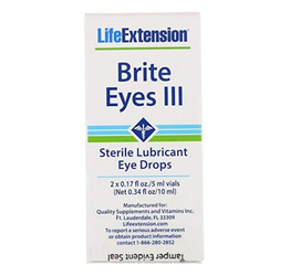 Life Extension Brite Eyes 2 Vials (5 Ml Each) Health Care